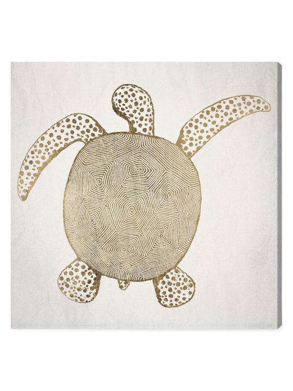 Oliver Gal Sea Turtle Patterns Wall Art Canvas Print